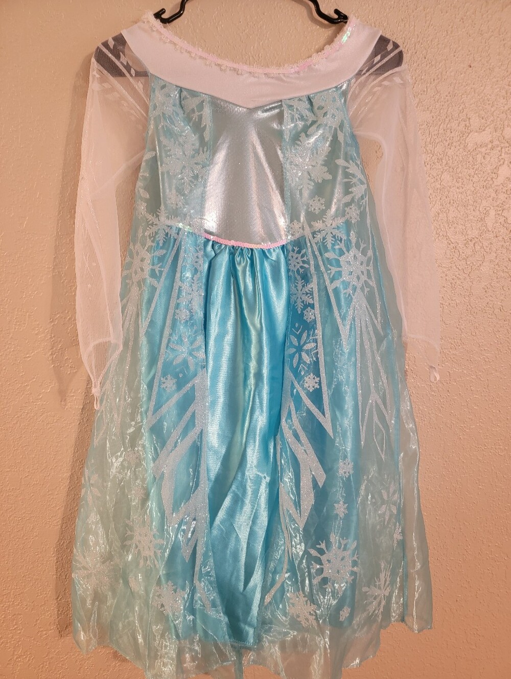 Original "Elsa" Blue Princess Snowflake Dress Costume